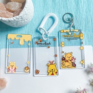 Pooh Bear Comic Frame Card Holder Winnie Student Campus Card Bus Card Meal Card Holder Work ID Holde