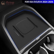 FLYTOP Car Interior Dashboard Wireless Charging Mat Protection Non-Slip Mat Silicone Pad for Kia EV3