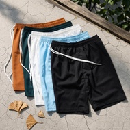 [Plus Size L-XXXL] No Slit Taslan Shorts jogger jersey Sweat Jogger Shorts for Men & Women unisex