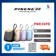 PN 830 PD Smallest Powerbank (10000mAh) 22.5W FAST CHARGING, Built-in CABLE - 1 Year Warranty