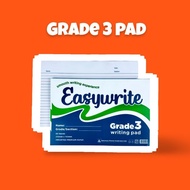 Grade-3 Advance Easywrite Paper 80 Leaves per Pad High School Supplies Quiz 1/4 Set CrosswiseVictory