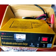 6V 12V MF1 XW-10 80AH Auto Automatic Car Battery Charger Motorcycle Repair Pengecas Bateri Kereta Mo