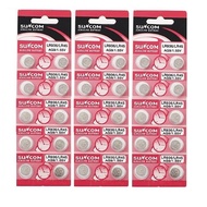 [SG] SUNCOM AG9 SR936SW LR936 LR45 394 Alkaline Button Battery (30 Pieces)