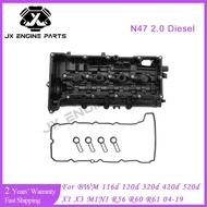N47 D20 Engine Valve Cover Gasket For BMW 1.6 2.0 116d 120d 220d 318d 418d 520d X1 X3 X5 N47D16A N47