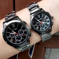 Alba Black Chain Couple Watch