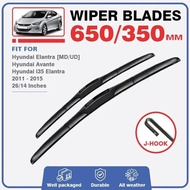 Front Windshield Wiper Blades For Hyundai Elantra MD UD Avante i35 2011 - 2015 Windscreen Window Car