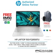 HP 15S-FQ2658TU I3-1115G4/8GB/512GB SSD/UMA/W11H/15.6" FHD/HNS/2Y W/SILVER (BACKPACK)