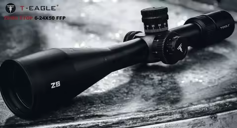 T-EAGLE Zero Stop ZS 6-24x50 FFP Tactical Riflescope For Hunting HD Glass Spotting Scope Optic Air g