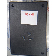 Box x4 black plastic box x4 plastic box size 12.5 x 8.5 x 5.3