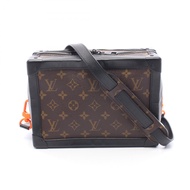 【二手】LOUIS VUITTONSoft Trunk 男士單肩包，Monogram Solar Ray 圖案，M44427，PVC 塗層帆布，皮革材質