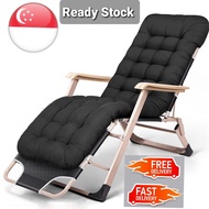[Local Seller] Foldable Recliner Chair Adjustable Makeshift Bed With Detachable Cushion .Good For Relaxation.