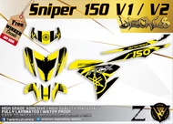 Yamaha Sniper 150 v1 / v2 High-Quality Decals and Stickers