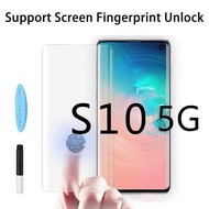 One Set Nano Liquid Film For Samsung S10 5G UV Full Glue Tempered Glass Clear Screen Protector For Samsung Galaxy S10 5G Protective Film