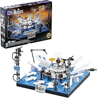Mega The Beatles Collectible Building Toy with 681 Pieces, 4 Poseable Band Member Action Figures and