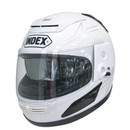 หมวกกันน็อก INDEX รุ่น811 ishield 2ชั้น สีขาว (ไซค์ L)