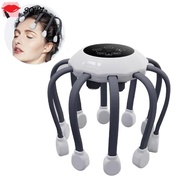 SOFTNESS Electric Head Massager, Stress Relief USB Charging Eight Claw Massager, Portable Therapeuti