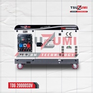 [DISKON] Genset 15000 watt 20 KVA 3 phase diesel Silent type TDG 20000 SDV Tsuzumi Japan [TERLARIS]