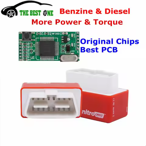 Increase Hidden Power Nitro OBD2 Benzine Chip Tuning Box Plug And Drive Full Chips NitroOBD2 Diesel 