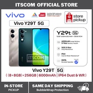 vivo Y29t 5G Smartphone 16(8+8) GB RAM + 256GB ROM 6000mAh Battery IP64 Water Resistance
