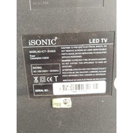 ISONIC ICT-S4908 49" TV MAIN BOARD,TCON,POWER BUTTON,RIBBON CARD AND SPEAKER