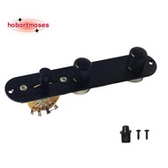 Copper Shaft Guitar Control Plate 3-Way Blade Switch, Pre-Wired Volume Tone Potentiometer System A