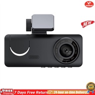 [Vodool Official Mall]1080p wifi dash cam hd car dvr พร้อม IR Night Vision เลนส์สามเลนส์กล้องถ่ายกล้