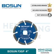 BOSUN DIAMOND  4"  DIAMOND BLADE F3GP BLUE ( B04-F3GP )  HENG SENG