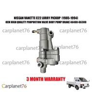 NISSAN VANETTE C22 LORRY PICKUP  (1985-1994) PROPORTION VALVE BODY PUMP BRAKE 46400-G6300 3 MONTH WA