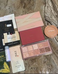 正貨眼影胭脂 90%新淨 買送全新samples Romand Laura Mercier Peripera heme Eyeshadow