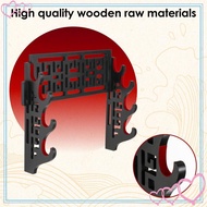 [meteor2] Wooden Organizer for 4 Tier Sword Display, Wall Mount Bracket for Samurai Swords