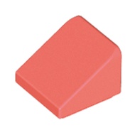 COOLPON|This Is LEGO Lego's Parts Beveled Brick 1x1x2/3 54200 6258098 18862 Coral Color