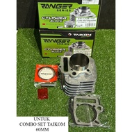 TAIKOM EX5 CLASS 1 PNP DREAM RACING BLOCK 60MM FULL SET WITH GASKET PISTON PIN BLOK DREAM 60MM UNTUK