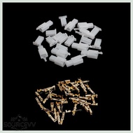 SOURCE 10 Sets 2 8mm 2 Pin Electrical Wire Connector Male Female Plug+Terminal Kit For