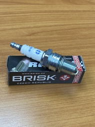 หัวเทียนBRISKรุ่นCOPPER RACING รถYAMAHAFINO/MIO115/QBIX/GRANDFILANO/WAVE100/C900/C700(CY41RAN)รองรับ