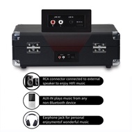 photop-BR COMETX Vintage Vinyl Record Player BT Phonograph USB Recording 33/45/78RPM Support for 7/1