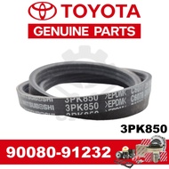 90080-91232 Fan Belt for Toyota Vios NCP42 1.5 2002-2006 (3PK850)
