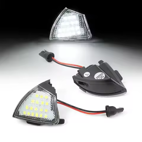 Led Under Side Mirror Puddle Light Module Lamp For VW Golf 5 GTI MK5 MKV Passat B6 CC Eos Golf 5 6 V