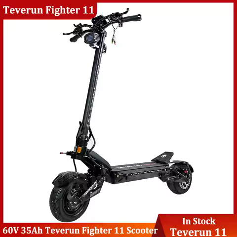 Teverun Fighter 11+ With GPS Installed Smart BMS Connect APP 60V 35Ah Dual Motor Top Speed 85km/h Ne