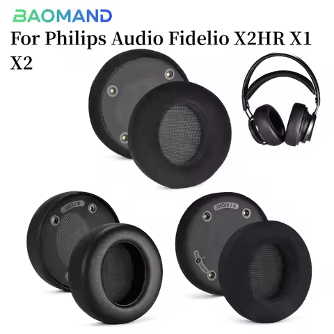 Coolig Gel Ear pads Replacement for Philips Audio Fidelio X2HR X1 X2 Headsets