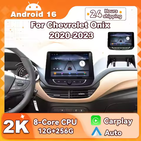 Android 16 Auto For Chevrolet Onix 2020-2023 carplay radio multimedia player android auto car stereo