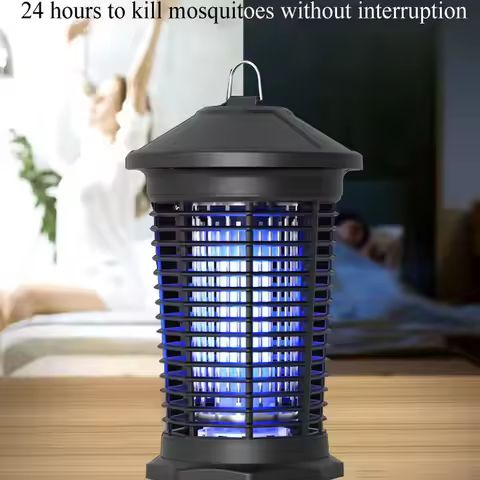 20W Mosquito Killer Rainproof 4000V Electric Shock Mosquito Killer Mosquito Trapper Garden Outdoor P