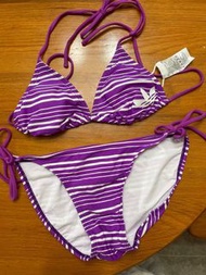 Adidas bikini 比堅尼 swimsuit 紫色 泳衣