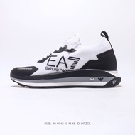 EMPORIO ARMANI EA7 Running Shoes Outdoor Wear-Resistant Fashionable Comfortable Sports Men's Shoes