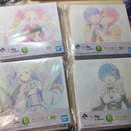 Bandai Ornaments Zero-Starting Life in Another World Merchandise Re0 Ichiban Reward Color Drawing Bo