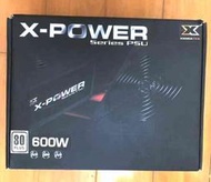 Xigmatek X-POWER  XC-600W 80+ 電源供應器 全新未拆 999元