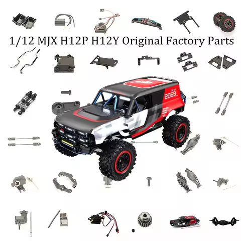 1/12 H12P H12Y 1/12 MJX H12P H12Y Original Parts: Front and rear axles, steering gear,tie rods, moto
