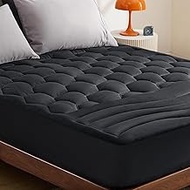 Bedsure Mattress Pad Full Size - Soft Mattress Cover Padded, Quilted Fitted Mattress Protector with 