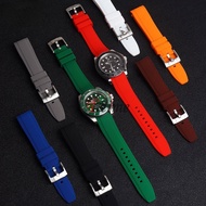 High-quality Rubber Watchband 18mm 20mm 22mm 24mm Bracelet for Seiko for Tudor Watch Band Curved End