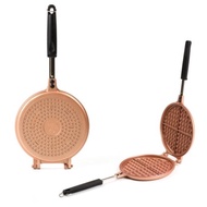 [MADE IN KOREA] Casani Titanium Coated IH Waffle & Croffle Pan, Maker (Circle Type)