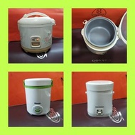 買詢6053·1686wts1️⃣HOLD新淨👍樂信牌微型電飯煲0.4升RASONIC mini rice cooker米飯粥蒸焗炸steam fried多合一2️⃣🈚️威馬GOODWAY 0.3L3